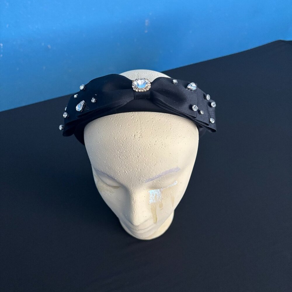 Black Satin Headband